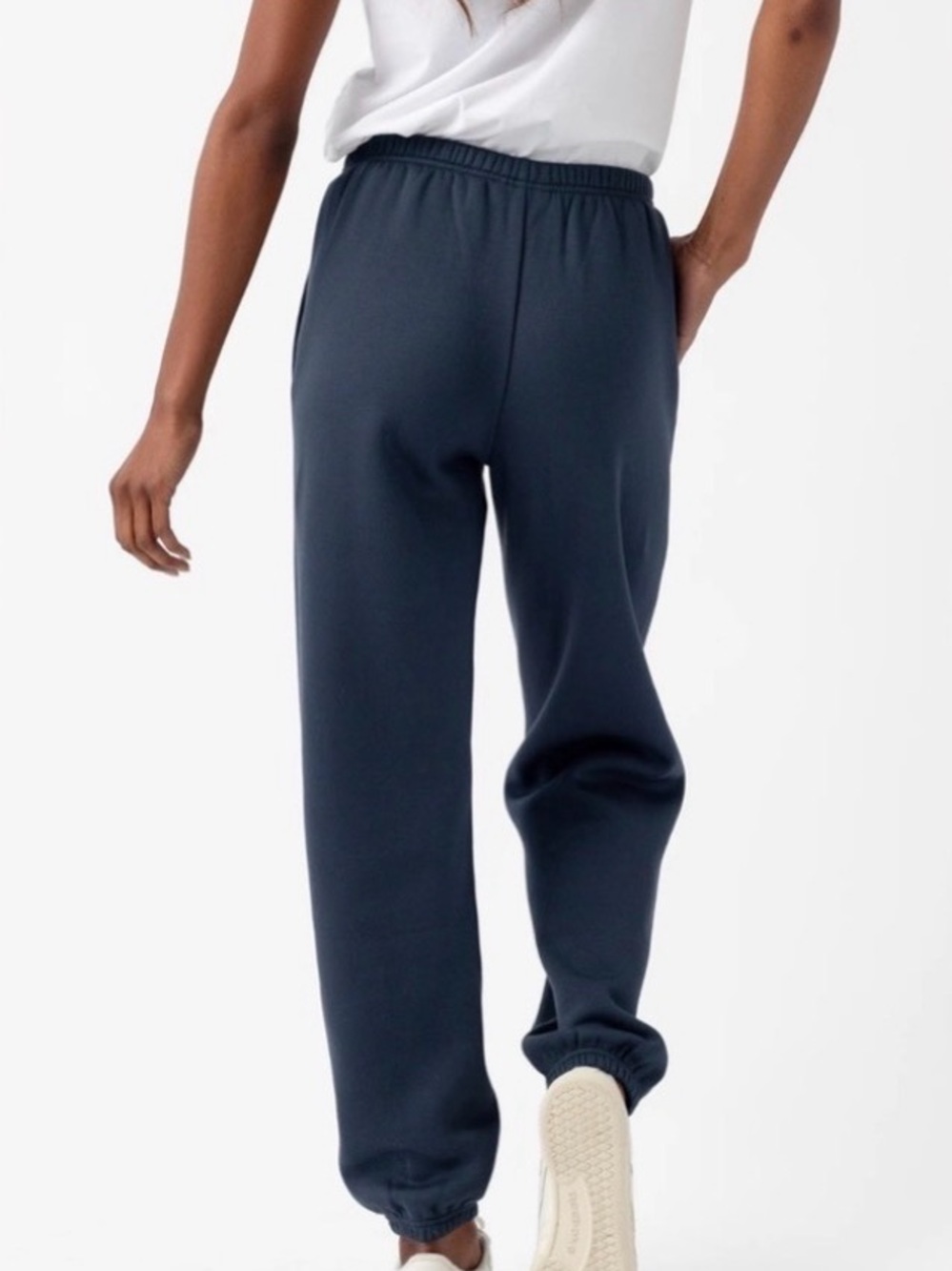 Aritzia TNA Cozy Navy Sweatpant Joggers